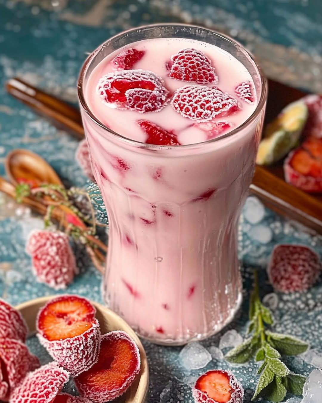 Agua Cremosa de Fresa – Recetas de Cocina y Postres